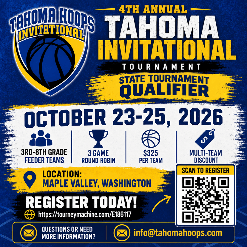 Tahoma Hoops Invitational flyer